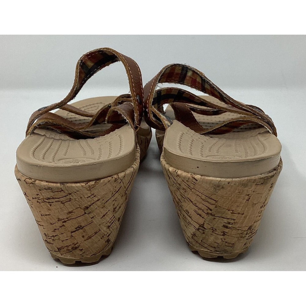 CROCS Tan Women's Strappy Sandals - Picture 6 of 9